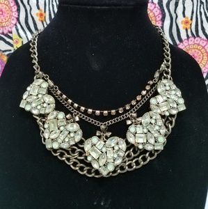 Betsey Johnson Crystal necklace